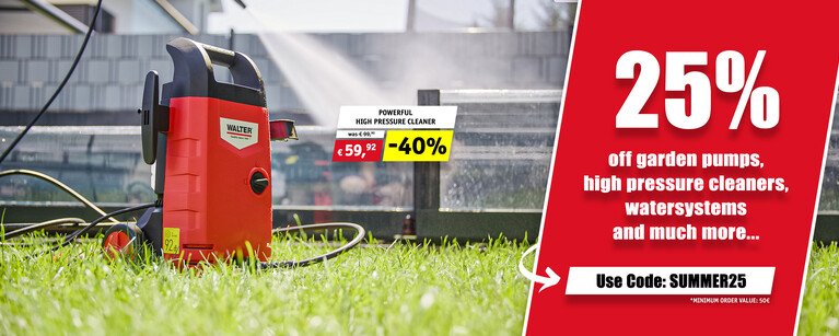 Buy a pressure washer now!
