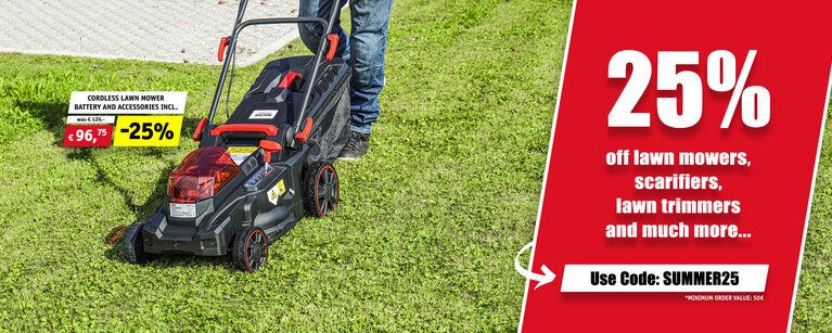 Buy a cordless lawn mower now!